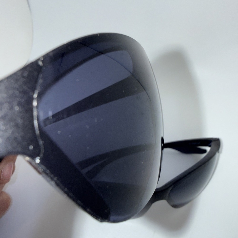 Lot of 2 Authentic Solar Comfort Polycarbonate Sunglasses- 6706 UV Wrap Black - Picture 11 of 13